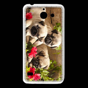 Coque Huawei Y550 Trio de chiots Carlin