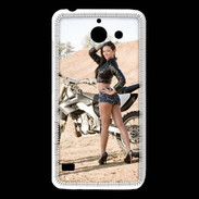 Coque Huawei Y550 Moto cross sexy 