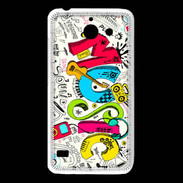 Coque Huawei Y550 Graffiti Musique