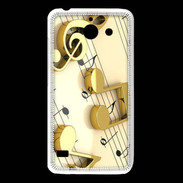 Coque Huawei Y550 Portée de notes en or