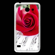 Coque Huawei Y550 La musique en rose