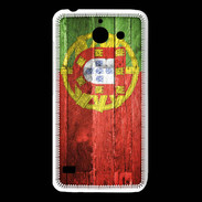 Coque Huawei Y550 Drapeau Portugal imitation bois
