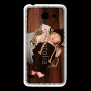 Coque Huawei Y550 Bébé dormant sur une bassine