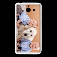 Coque Huawei Y550 Jumeau avec chien