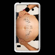 Coque Huawei Y550 Femme enceinte ventre 
