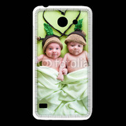 Coque Huawei Y550 Jumeaux coeur