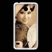 Coque Huawei Y550 Femme japonaise glamour 1