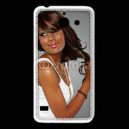 Coque Huawei Y550 Femme metisse noire