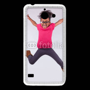 Coque Huawei Y550 Jeune fille africaine joyeuse