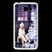 Coque Huawei Y550 Sapin de Noël et petite fille