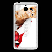 Coque Huawei Y550 Chaton Noël