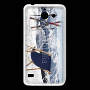 Coque Huawei Y550 transat et skis neige