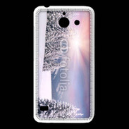 Coque Huawei Y550 paysage d'hiver