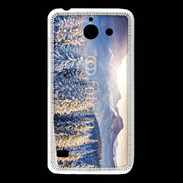 Coque Huawei Y550 Montagne enneigée et ensoleillée