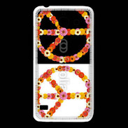 Coque Huawei Y550 Symbole de la paix Hippie