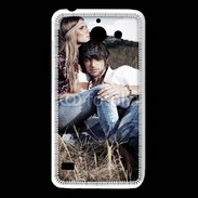 Coque Huawei Y550 Hippie amoureux et tranquile