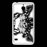 Coque Huawei Y550 Tête de mort Gangster