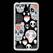 Coque Huawei Y550 Fond tête de mort 8