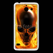 Coque Huawei Y550 crâne en feu