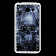 Coque Huawei Y550 Tête de mort en fumée 5