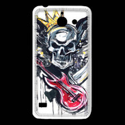 Coque Huawei Y550 Tête de mort et guitare
