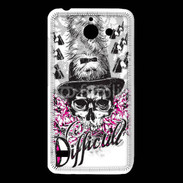 Coque Huawei Y550 Tête de Mort Difficult