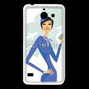 Coque Huawei Y550 Hôtesse de l'air 8