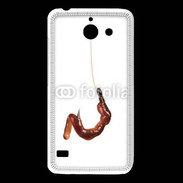 Coque Huawei Y550 Hameçon avec appât pêcheur