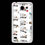 Coque Huawei Y550 Bande dessinée de mariés