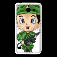 Coque Huawei Y550 Cute cartoon illustration of a soldier