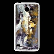 Coque Huawei Y550 Peinture village rural
