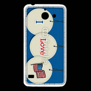 Coque Huawei Y550 I love USA 5
