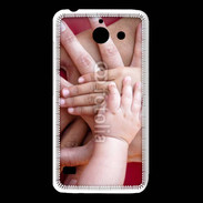 Coque Huawei Y550 Famille main dans la main