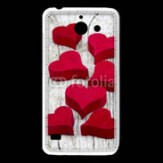 Coque Huawei Y550 Coeur en bois