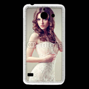 Coque Huawei Y550 Jolie femme style poupée porcelaine