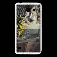 Coque Huawei Y550 Femme glamour quartier de Paris