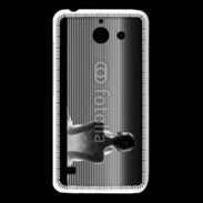 Coque Huawei Y550 femme glamour noir et blanc