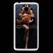 Coque Huawei Y550 Femme glamour câlin nounours
