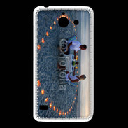 Coque Huawei Y550 Couple romantique devant la mer
