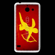 Coque Huawei Y550 Cupidon sur fond rouge