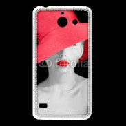 Coque Huawei Y550 Femme élégante en noire et rouge 10