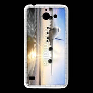 Coque Huawei Y550 Atterrissage d'un avion de ligne