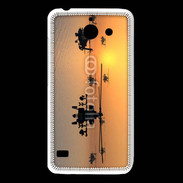 Coque Huawei Y550 Hélicoptère Apache de nuit