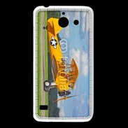 Coque Huawei Y550 Avio Biplan jaune