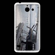 Coque Huawei Y550 Hydravion noir et blanc