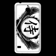 Coque Huawei Y550 Tatouage Samouraï
