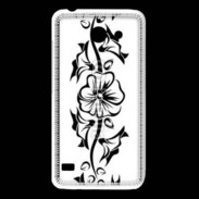 Coque Huawei Y550 Tatouage de fleurs 5