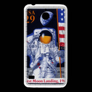 Coque Huawei Y550 Timbre anniversaire premier pas sur la lune USA