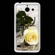 Coque Huawei Y550 Belle rose Jaune 50