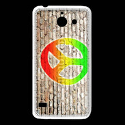 Coque Huawei Y550 Peace and love graffiti